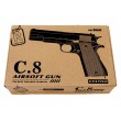 Страйкбольный пистолет Shantou Colt 1911 C.8 спринговый - фото № 7