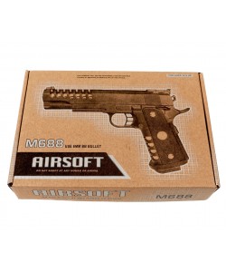 Страйкбольный пистолет Shantou Colt Combat Master M.688 спринговый