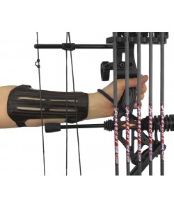 Крага охотничья Centershot 19 см, кожа (коричневая)