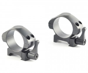 Кольца 30 мм Nikko Stirling Diamond QR, быстросъемные на Weaver (низкие, 4 винта, сталь)