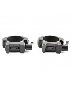 Кольца 30 мм Nikko Stirling Diamond QR, быстросъемные на Weaver (средние, 4 винта, сталь)