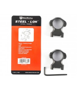 Кольца 25,4 мм Nikko Stirling Diamond, на Weaver (высокие, 2 винта, сталь)