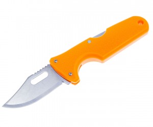 Нож Cold Steel Click-N-Cut 6,4 см, сталь 420J2, рукоять ABS пластик, Orange