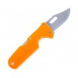 Нож Cold Steel Click-N-Cut 6,4 см, сталь 420J2, рукоять ABS пластик, Orange - фото № 2