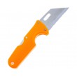 Нож Cold Steel Click-N-Cut 6,4 см, сталь 420J2, рукоять ABS пластик, Orange - фото № 4