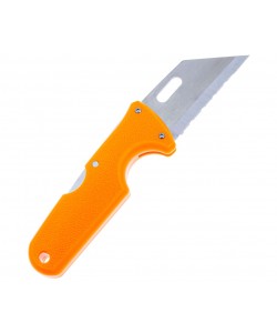 Нож Cold Steel Click-N-Cut 6,4 см, сталь 420J2, рукоять ABS пластик, Orange
