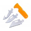 Нож Cold Steel Click-N-Cut 6,4 см, сталь 420J2, рукоять ABS пластик, Orange - фото № 6