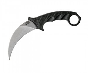 Нож керамбит Cold Steel Steel Tiger 12,7 см, сталь AUS-8, рукоять Kraton Black