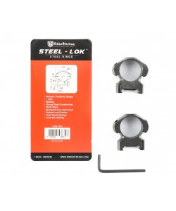 Кольца 25,4 мм Nikko Stirling Diamond, на Weaver (средние, 2 винта, сталь)