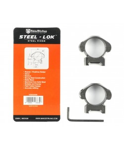 Кольца 30 мм Nikko Stirling Diamond, на Weaver (средние, 4 винта, сталь)