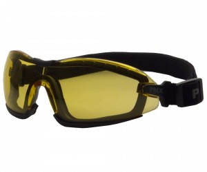 Очки стрелковые PMX Shield G-7930ST Anti-fog 89% (желтые)