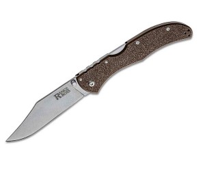 Нож складной Cold Steel Range Boss 10,2 см, сталь 4034, рукоять термопластик GRN Brown