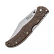 Нож складной Cold Steel Range Boss 10,2 см, сталь 4034, рукоять термопластик GRN Brown - фото № 2
