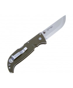 Нож складной Cold Steel Finn Wolf Green 8,9 см, сталь AUS-8A, рукоять Grivory Green