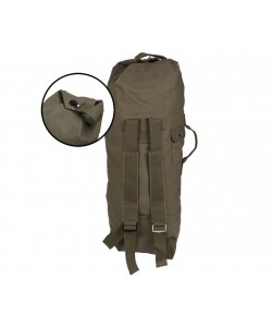 Баул морской Mil-Tec с 2 лямками, хлопок, 75 л (Olive)