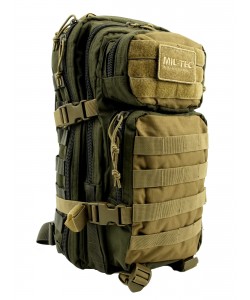 Рюкзак тактический Mil-Tec US Assault Small, 20 л (Ranger Green/Coyote)