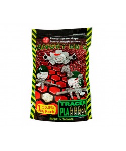 Шары трассерные Angry BB's 0,32 г, 3100 штук (1 кг, зеленые)