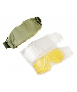 Очки защитные Гром Deluxe AS-GG0038, сменные линзы (Olive)