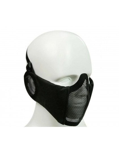 Маска на нижнюю часть лица с защитой ушей AS-MS0086 (Black)