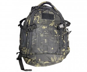 Тактический рюкзак Yakeda KF-126B Molle, 1000D + PVC, 50 л (Multicam Black)
