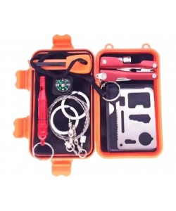 Набор для выживания (огниво, кресало, мультитул, пила и компас) AS-TL0046