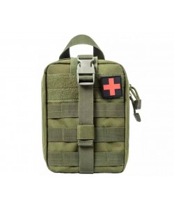Аптечка в отрывном подсумке, 15 элементов (Olive)