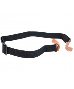 Ремень оружейный для АК на кожаных шлевках AS-SL0020 (Black)