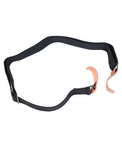 Ремень оружейный для АК на кожаных шлевках AS-SL0020 (Black)