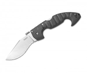 Нож складной Cold Steel Spartan Serrated 11.43 см, сталь AUS-8A, рукоять Grivory Black