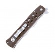 Нож складной Cold Steel Ti-Lite 4 Kris 10,1 см, сталь AUS-10A, рукоять Zytel Brown - фото № 4