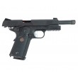 Страйкбольный пистолет KJW KP-07 Colt M1911 M.E.U. TBC Gas Black, удлин. ствол - фото № 5