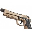Страйкбольный пистолет KJW Beretta M9A1 TBC Gas Tan, удлин. ствол - фото № 10