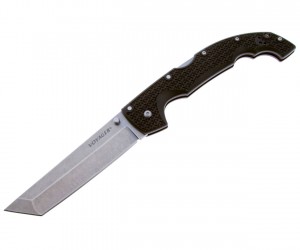 Нож складной Cold Steel Voyager Tanto Extra Large 13,2 см, сталь Aus-10, рукоять Grivory Black