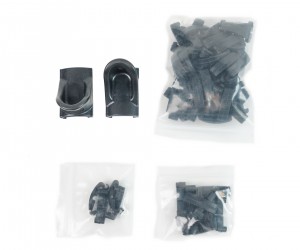 Комплект накладок SHS на рельсы и упоры, Black (R055-BK)