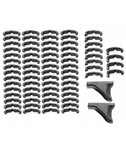 Комплект накладок SHS на рельсу RIS LARUE Style IndexClips, 74 шт. (Black)