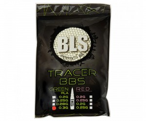 Шары трассерные BLS Tracer 0,30 г, 4000 штук (1 кг, зеленые) 1KG-PLATR30