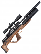 Пневматическая винтовка Jaeger SP Булл-пап Колба (PCP, прямоток, ствол AP550, полигонал, пер. взвод) 6,35 мм
