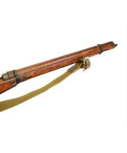 Ложа винтовки Мосина с накладкой, кольцами и ремнем, без шомпола, оригинал (дерево)