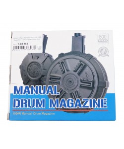 Магазин бункерный G&G для MP5, барабан, 1500 шаров (G-08-168)
