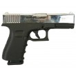 |Уценка| Охолощенный СХП пистолет Retay G19C (Glock) 9mm P.A.K Nickel (№ 00204449-407-УЦ) - фото № 2