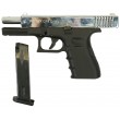 |Уценка| Охолощенный СХП пистолет Retay G19C (Glock) 9mm P.A.K Nickel (№ 00204449-407-УЦ) - фото № 3