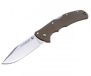 Нож складной Cold Steel Code 4 9,1 см, сталь S35VN, рукоять Алюминий Brown