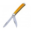 Нож складной Cold Steel Trapper 8,4 см, сталь 8Cr13MoV, рукоять кость Yellow - фото № 1