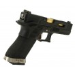 |Уценка| Страйкбольный пистолет WE Glock-17 G-Force, черная рамка и затвор, золот. ствол (№ 413-УЦ) - фото № 5