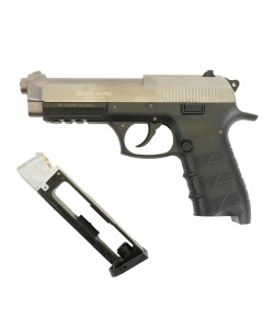 Пневматический пистолет Ekol ES P92 Beretta Fume (никель)