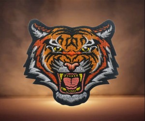 Патч (шеврон) текстильный ”Тигр”