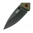 Нож складной CRKT Tuna 8,2 см, сталь 8Cr14MoV, рукоять G10, Green - фото № 3