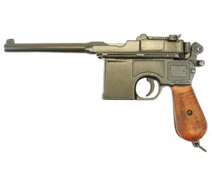 |Уценка| Макет пистолет Маузер, с деревянной кобурой-прикладом (Германия) DE-1025 (№ 426-УЦ)
