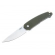 Нож складной CRKT Tueto 8,4 см, сталь 1.4116, рукоять G10, Green - фото № 1