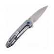 Нож складной CRKT Delineation 7,5 см, сталь 8Cr13MoV, рукоять Stainless Steel, Grey - фото № 3